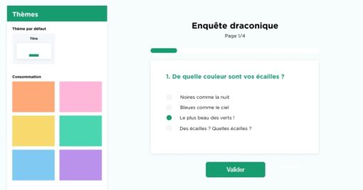 Dragn Survey Un Outil Pour Cr Er Des Sondages Personnalis S