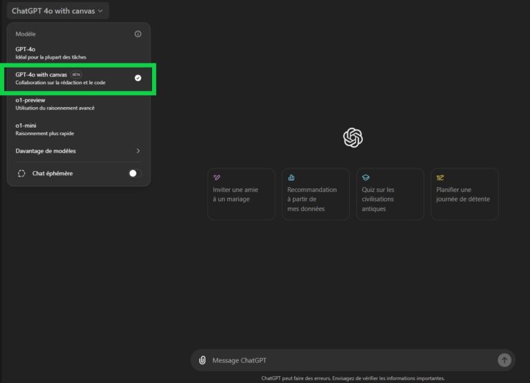 ChatGPT Lance Canvas Comment Utiliser La Nouvelle Interface
