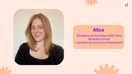 “Une victoire valorisante” : rencontre avec Alice Franconieri-Baldacci, 19 ans, lauréate du concours d’éloquence de l’EDC Paris Business School