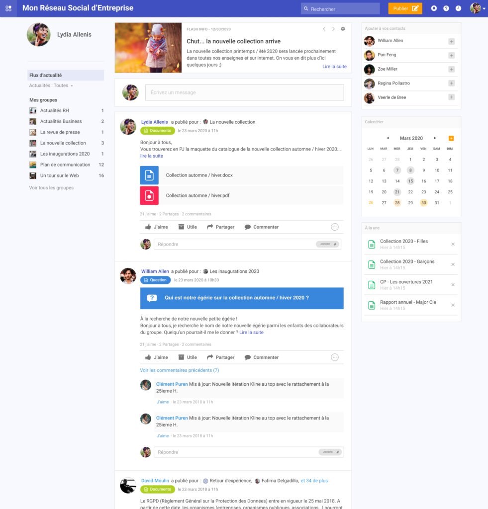 Capture d’écran – Flash info