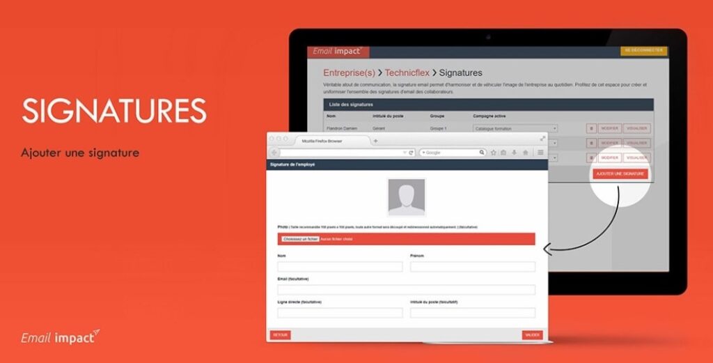 email-impact-interface-admin