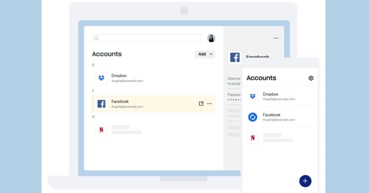 Illustration Dropbox Passwords