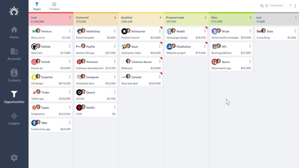 salesflare-opportunites