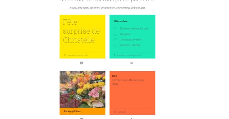 Illustration Google Keep
