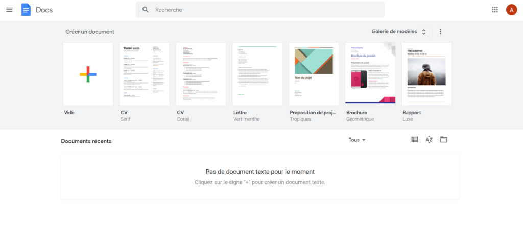 google-docs-interface