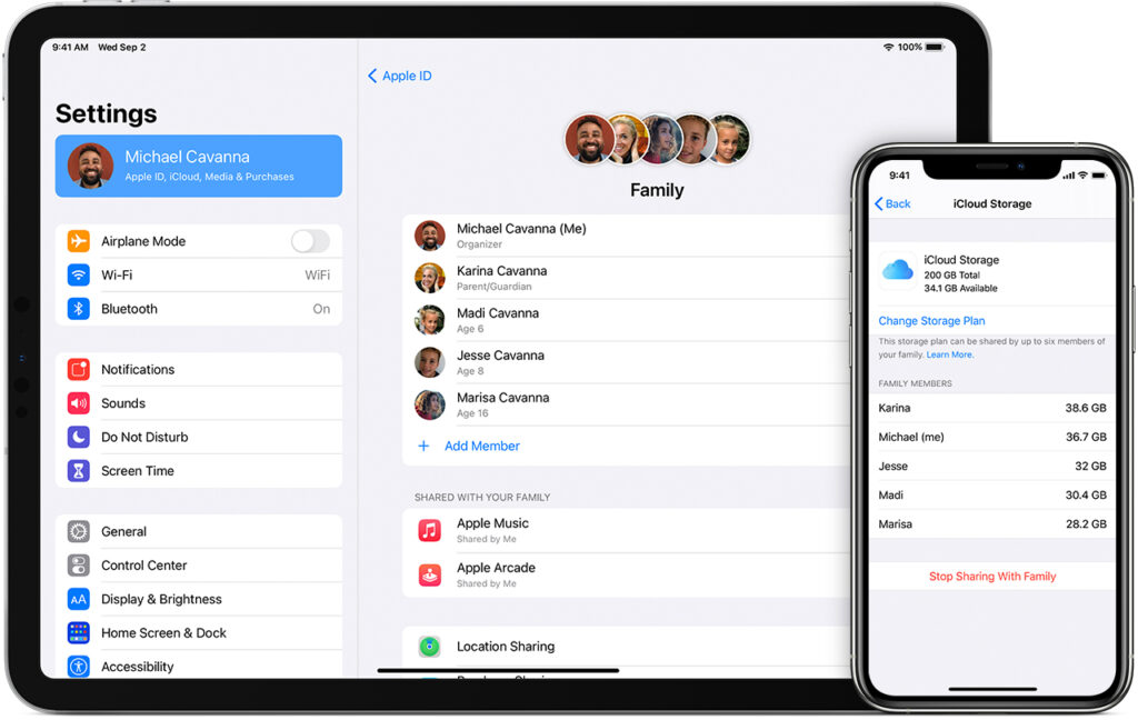 iCloud-Apple-Partage