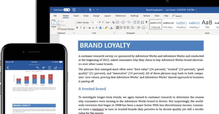 Illustration Microsoft Word