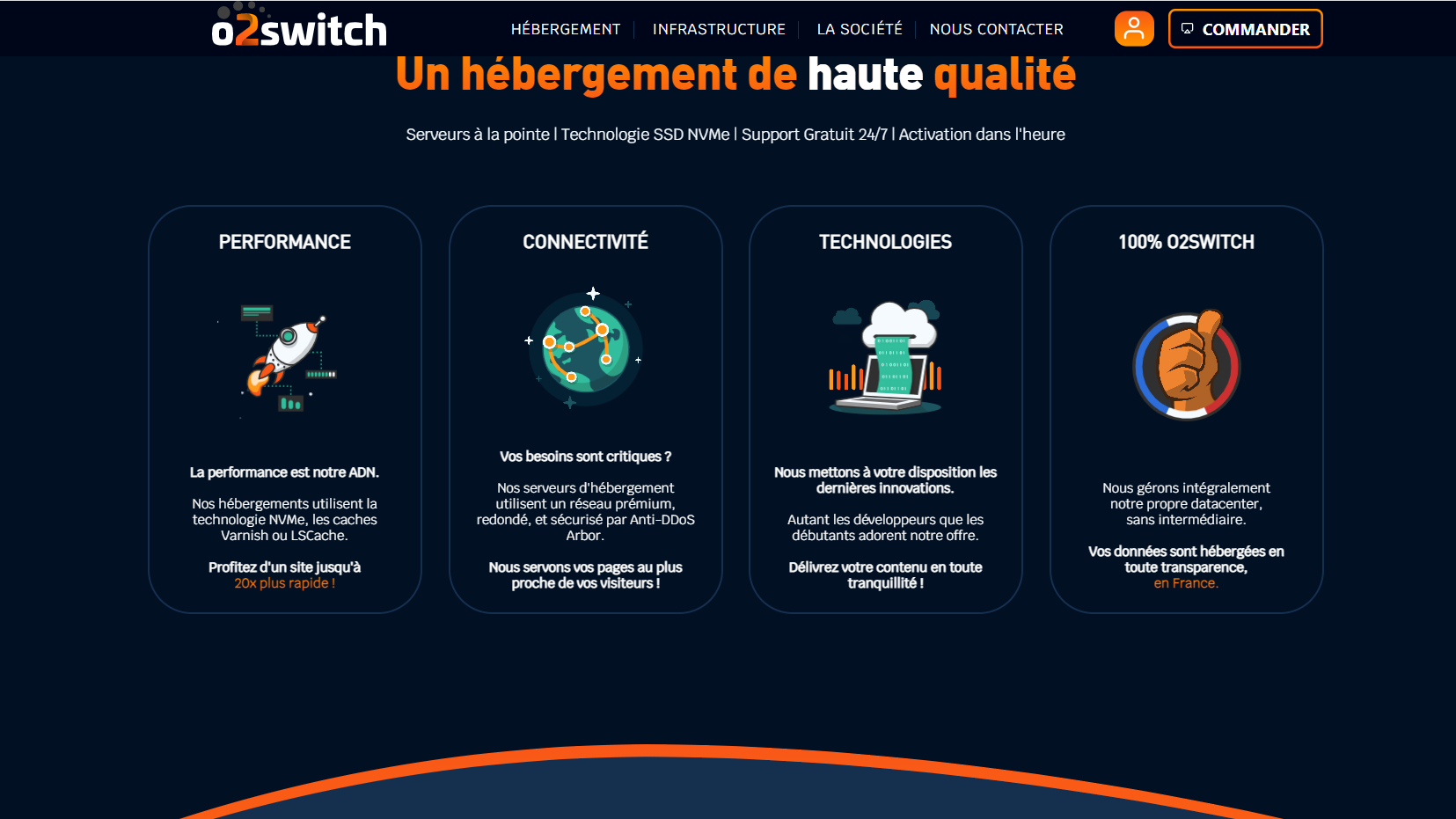 o2switch : un hébergeur web français