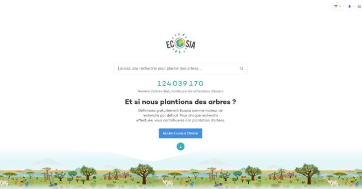 Illustration Ecosia