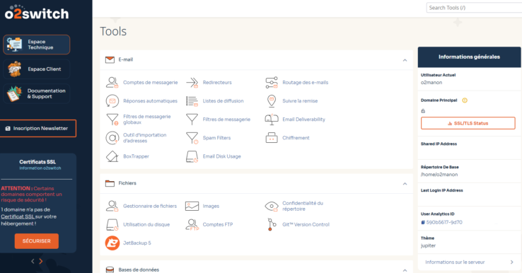 Illustration o2switch