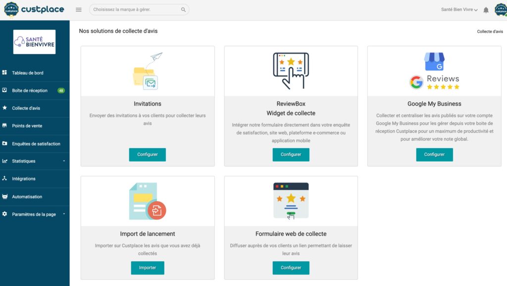 Solutions collecte Custplace_Manager