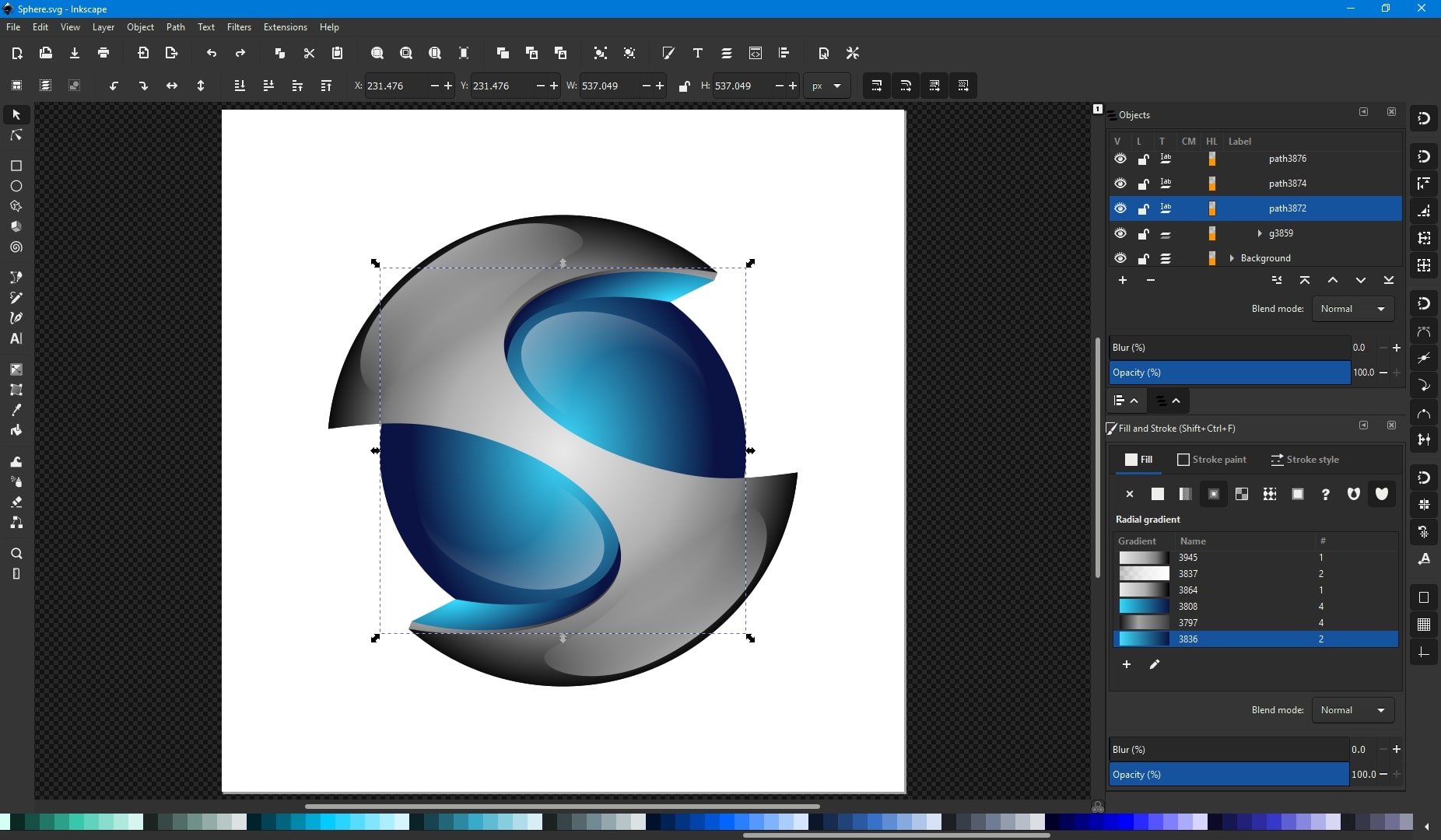 inkscape dxf elements scattered