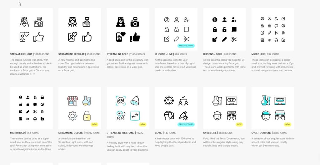 Streamline-icones