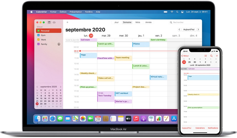 Apple Calendrier : l’application d’Apple pour gérer votre agenda