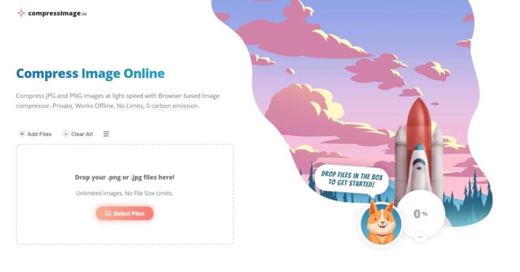 Illustration Compress Image Online