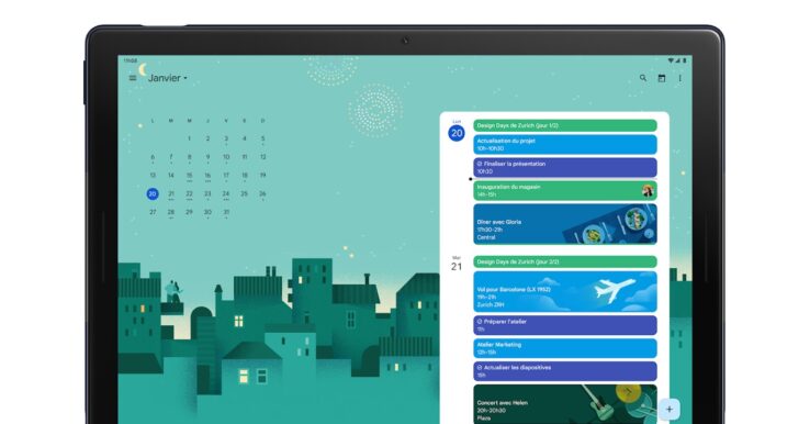 Illustration Google Agenda