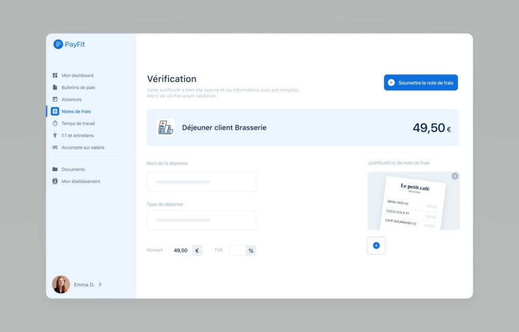 Payfit-Expense-management