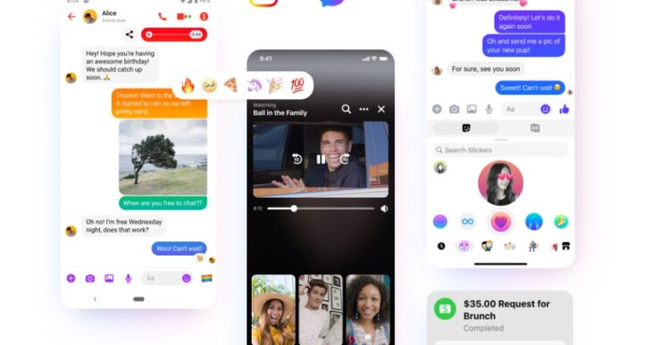 Illustration Facebook Messenger