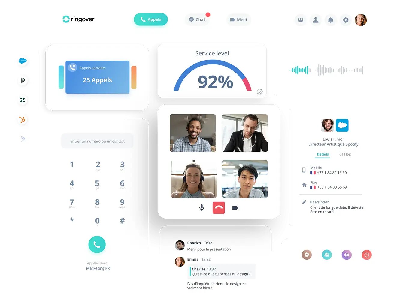 Ringover une solution de téléphonie d'entreprise complète et