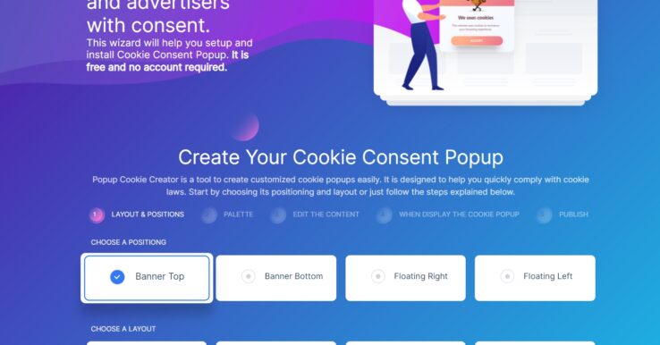 Illustration Popup Cookie Creator
