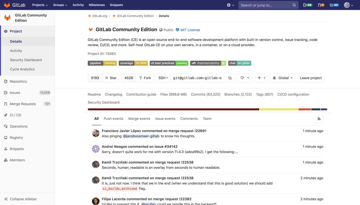 GitLab  une plateforme de développement logiciel open source