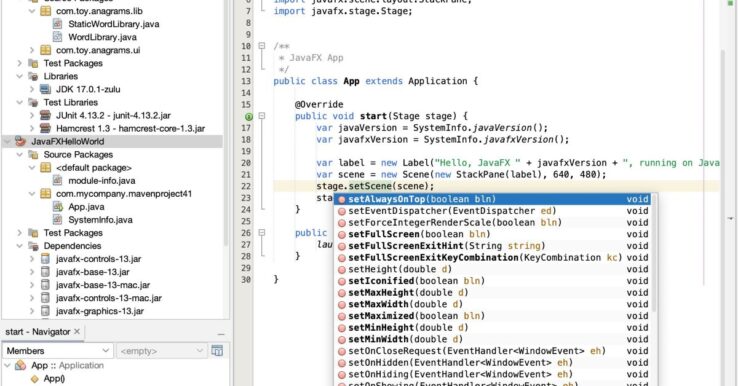 Illustration NetBeans