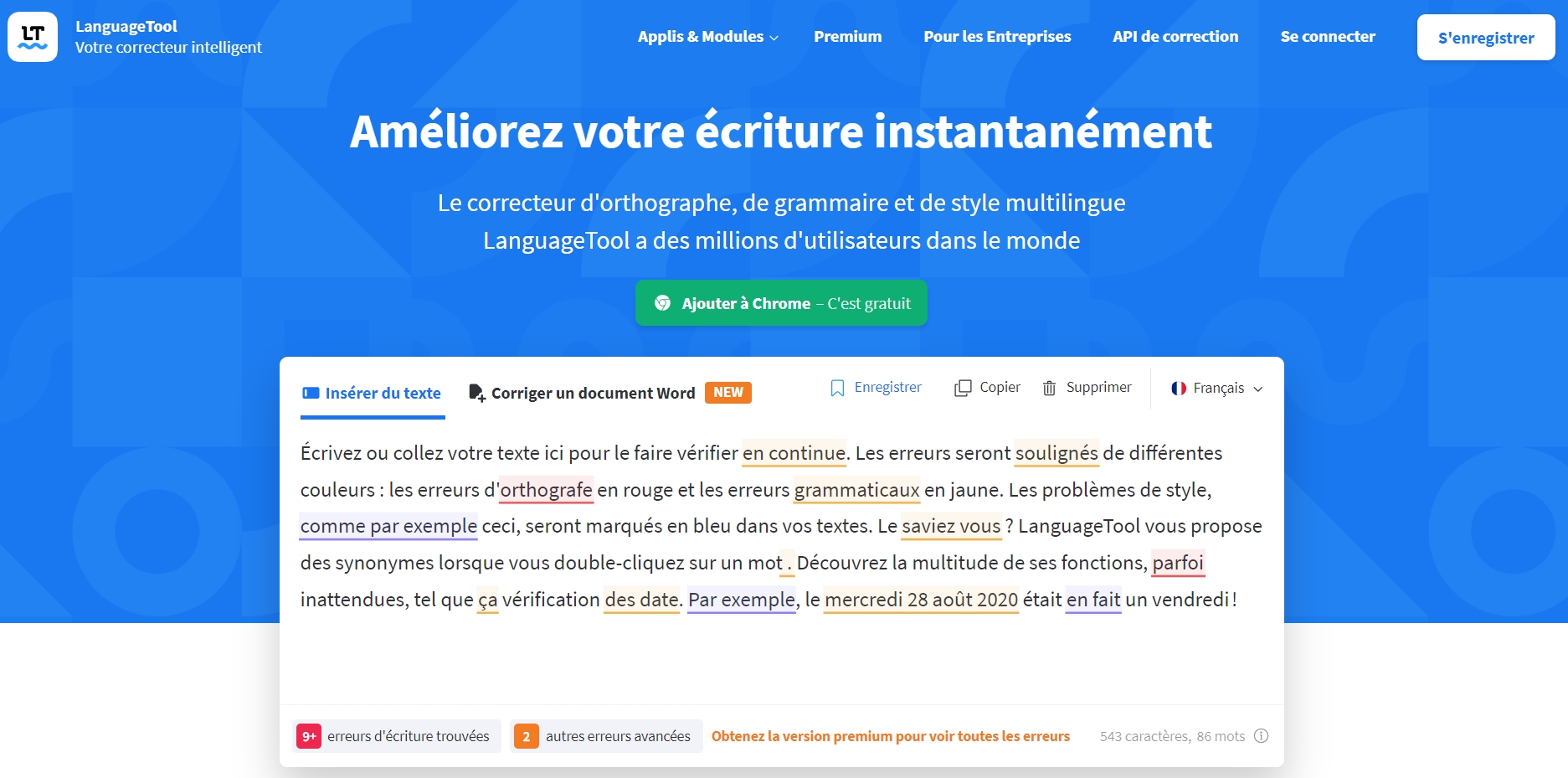 Correcteur (Articles Web en Langue Française) - Alger Centre 