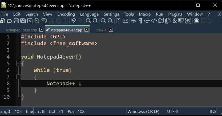 Notepad++  l’éditeur de code source gratuit de référence sur Windows