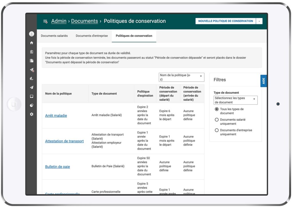MyPeopleDoc-reglementation