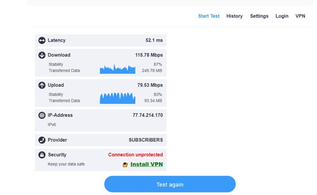 speed-check-interface