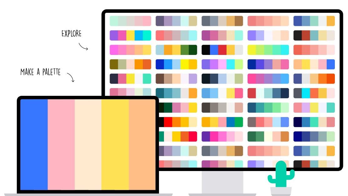Coloors : un outil gratuit pour chercher des palettes de couleurs et trouver de l'inspiration