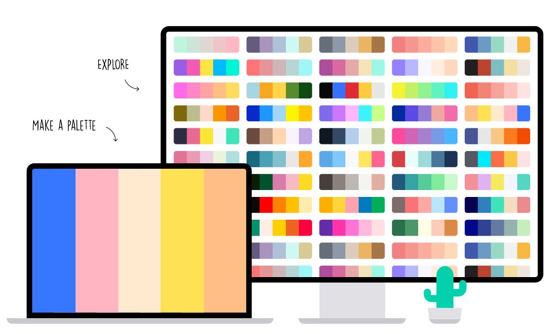 Coolors : un outil gratuit pour chercher des palettes de couleurs