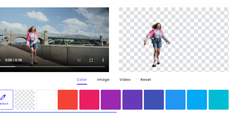 Illustration SocialBook Video Background Remover