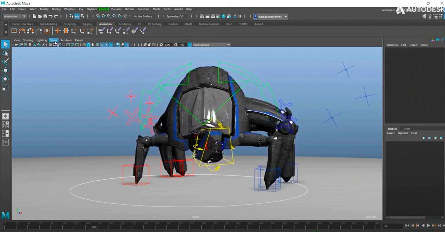 Modelisation Tools Maya : un logiciel d'animation, de modélisation et de rendu 3D