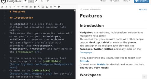 HedgeDoc : un outil open source pour prendre des notes au format Markdown
