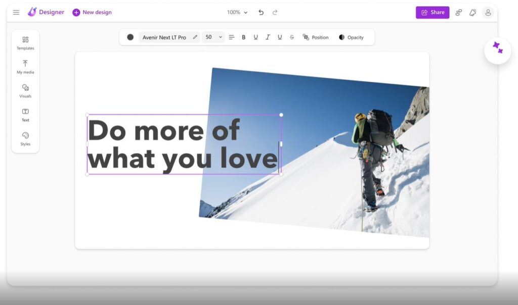 microsoft-designer-editeur