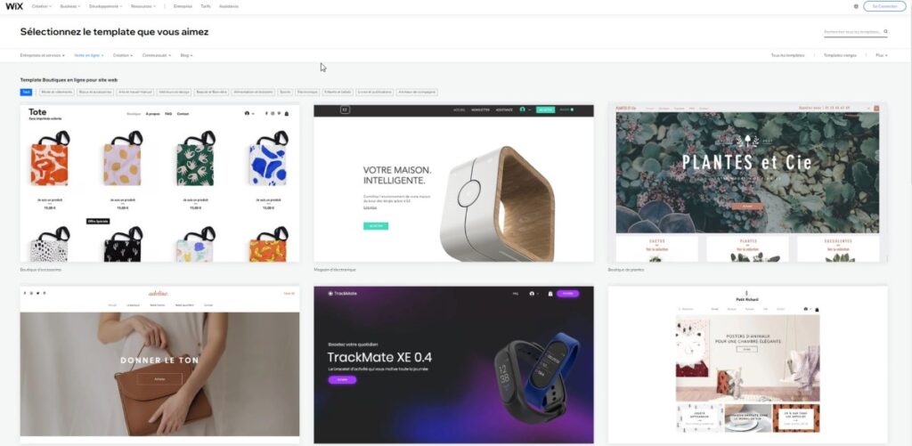 wix-ecommerce-templates