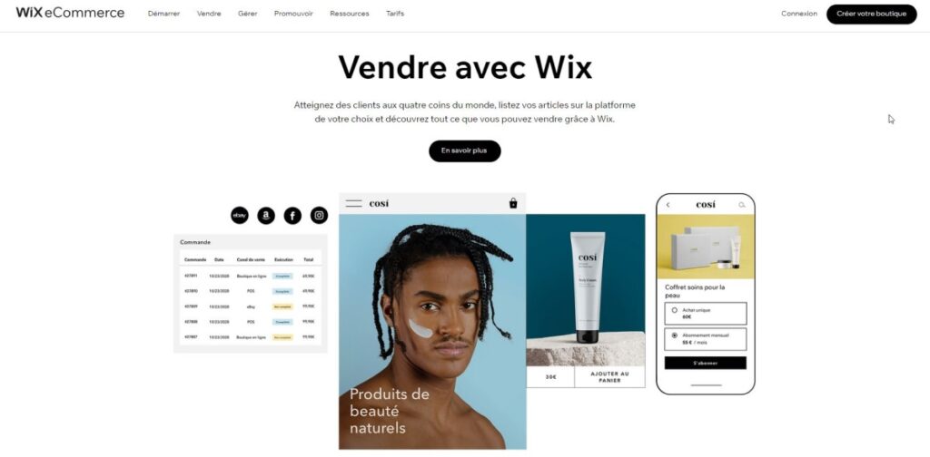 wix-ecommerce-vendre