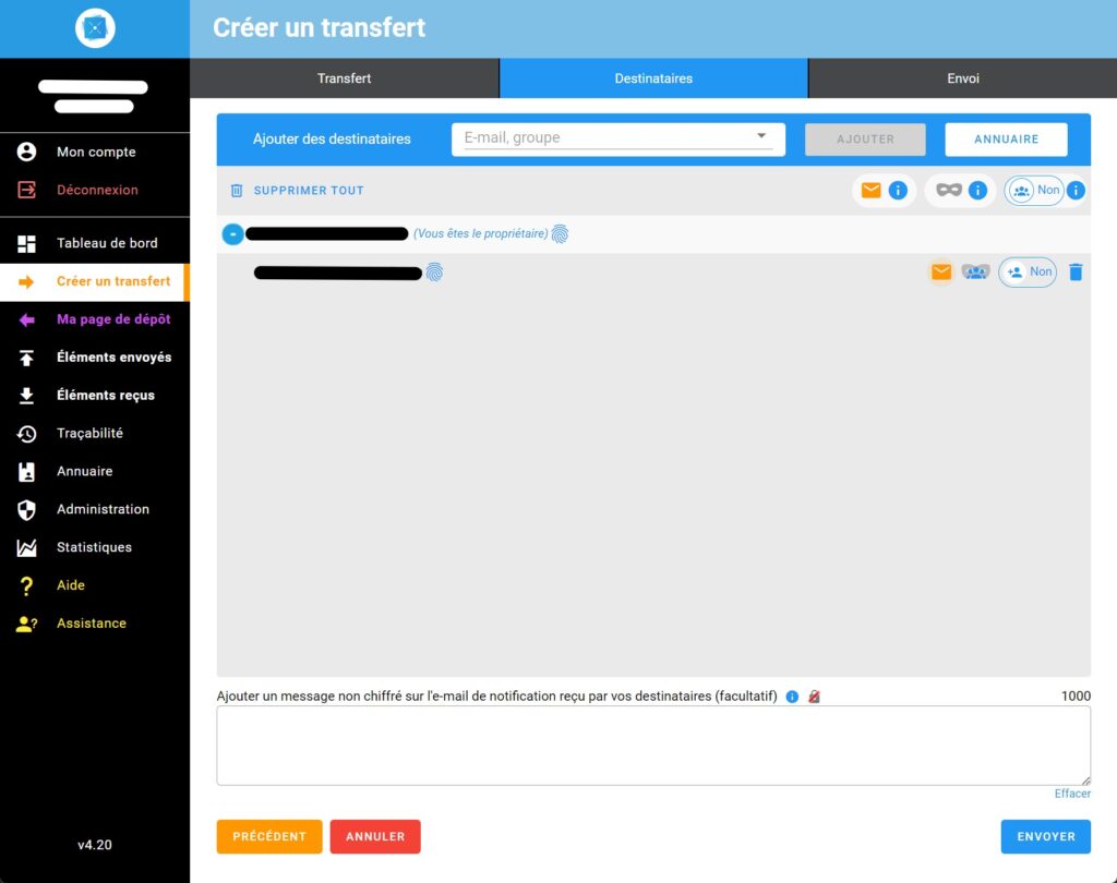 bluefiles-creer-message