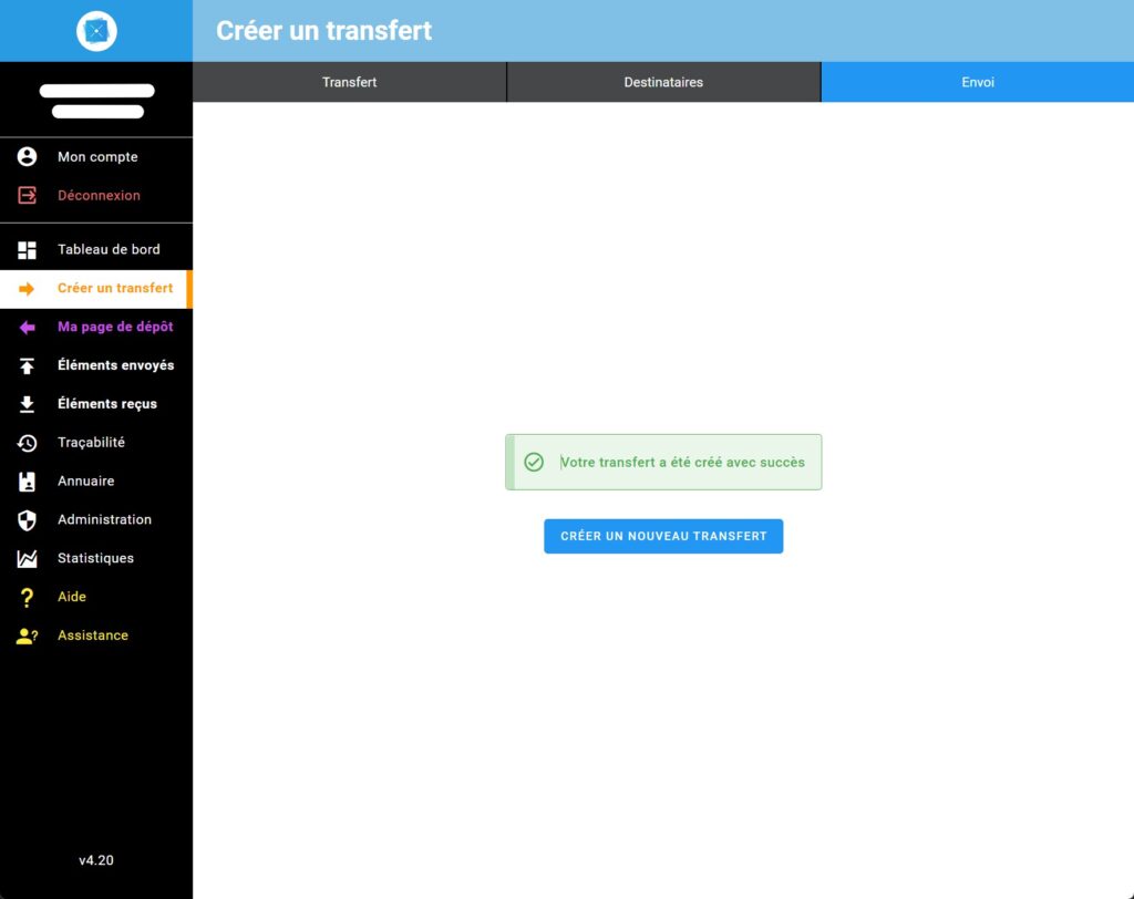 bluefiles-tranfert-envoye