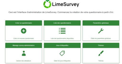 LimeSurvey : Un Outil Open Source Pour Créer Des Sondages, Des études ...