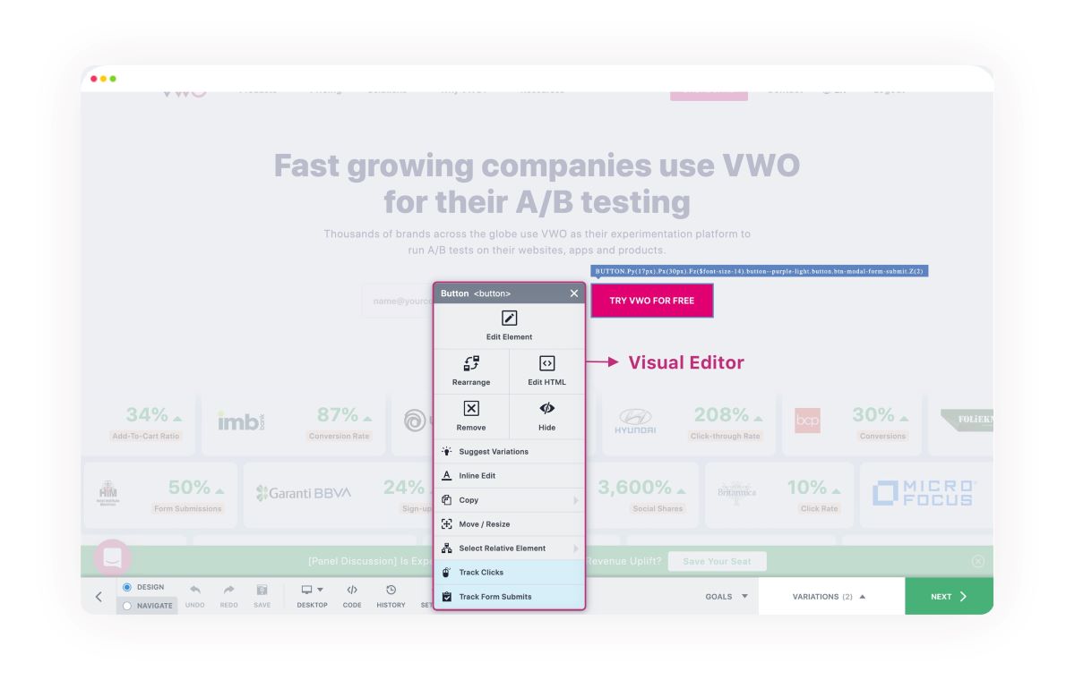 VWO Testing : réalisez des tests A/B sur votre site ou votre ...