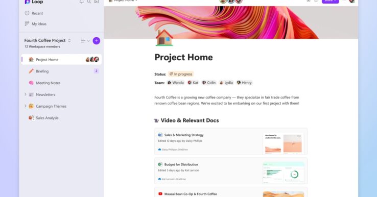 Illustration Microsoft Loop