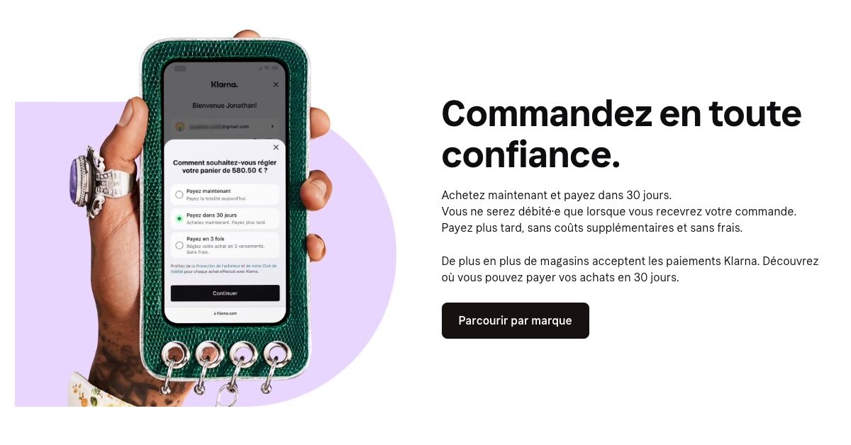 Klarna : Un Service De Paiement En Ligne Et De Mensualisations Dédié ...