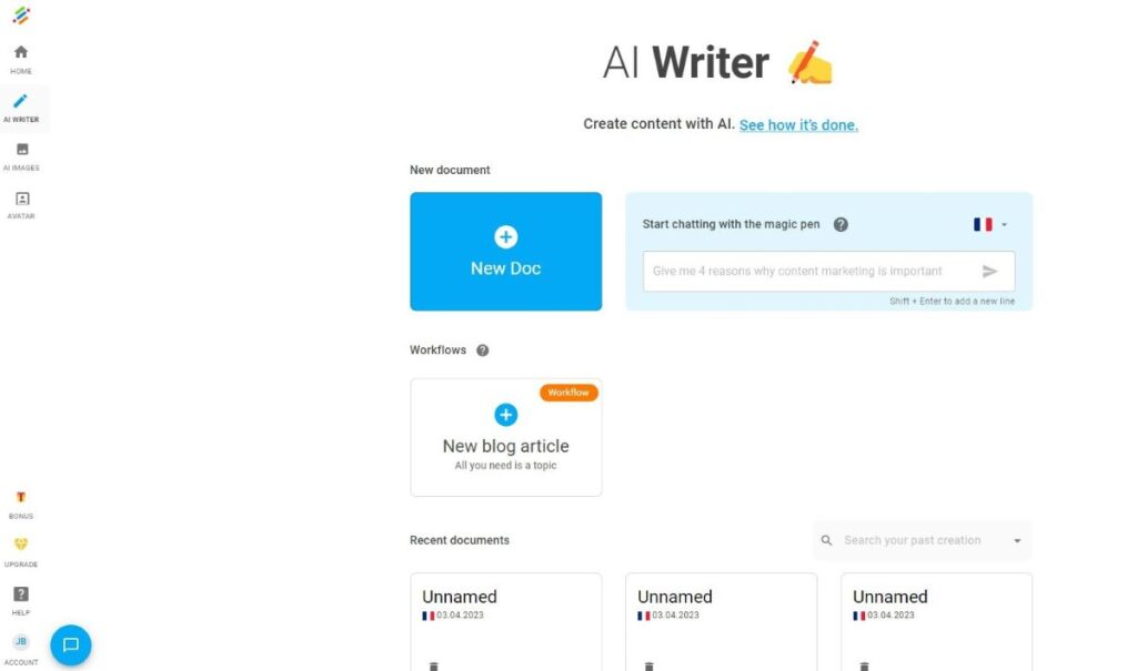 Neuroflash page de garde