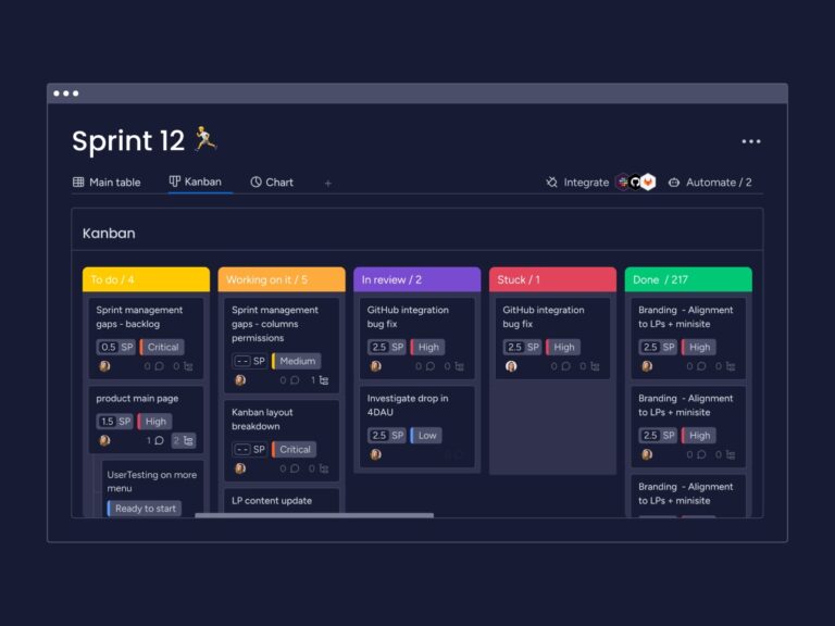 monday dev : une plateforme no code pour piloter des projets produits