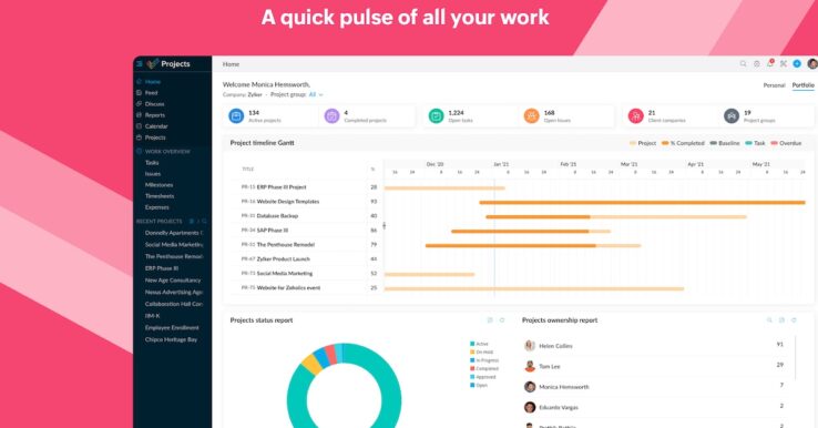Illustration Zoho Projects