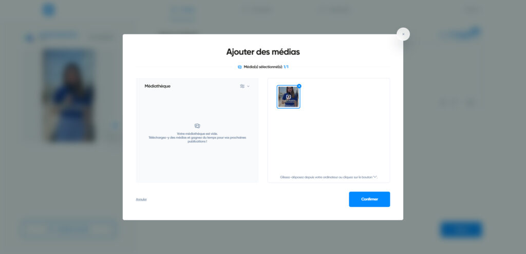 Sélectionnez la vidéo à partager sur TikTok.
