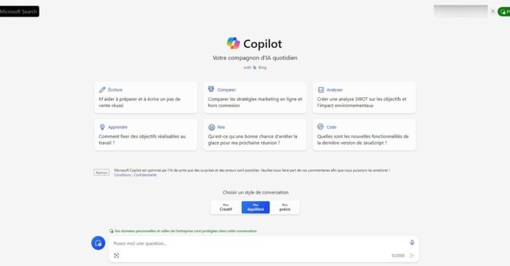 Microsoft Copilot (Bing Chat)