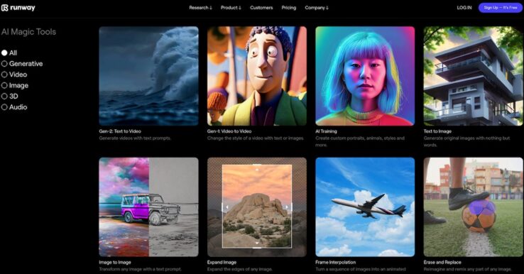 Illustration Runway AI Tools